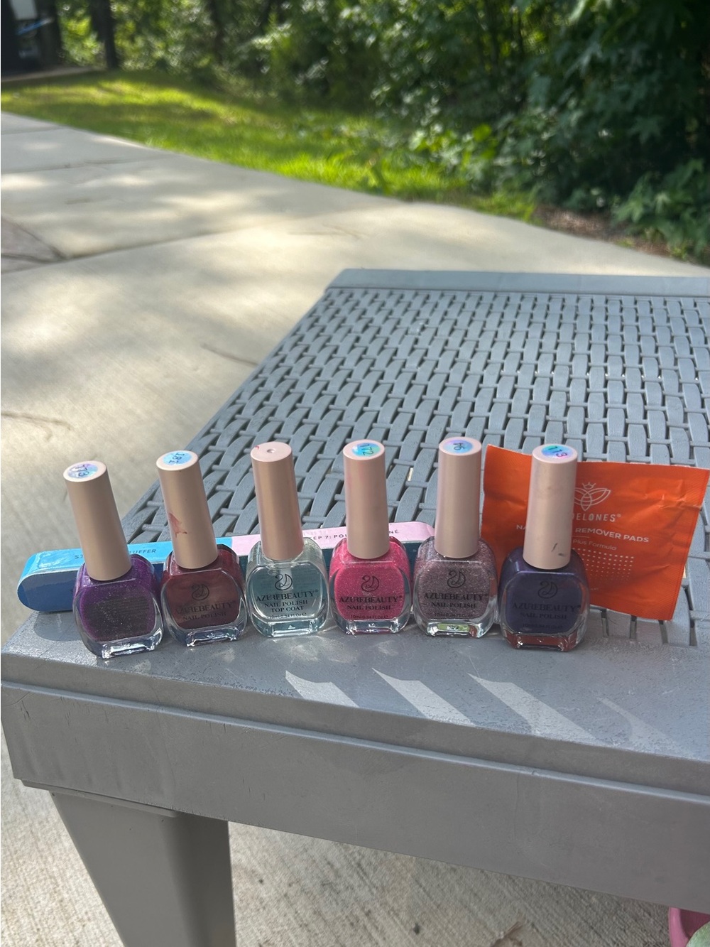 Multi-Color Nail Polish Set - Pink, Purple, Teal & More
